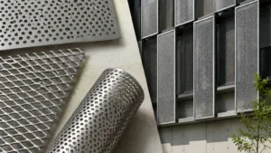 Perforated Metal Texture Revit visual guide