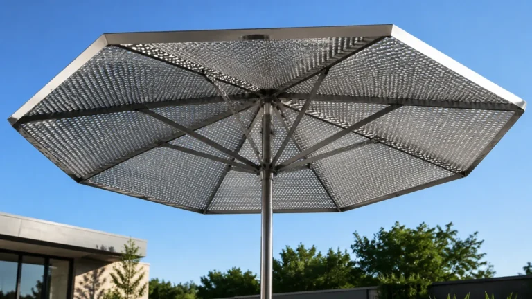 Perforated Metal Umbrella visual guide