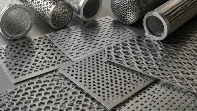 Perforated Metal Vector visual guide