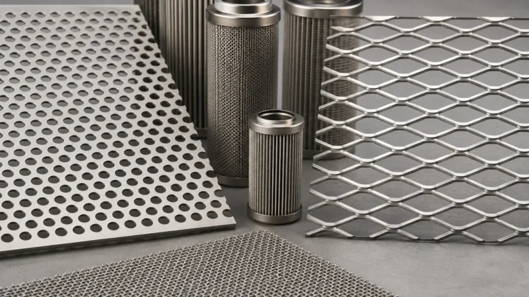 Perforated Metal vs Expanded Metal visual guide