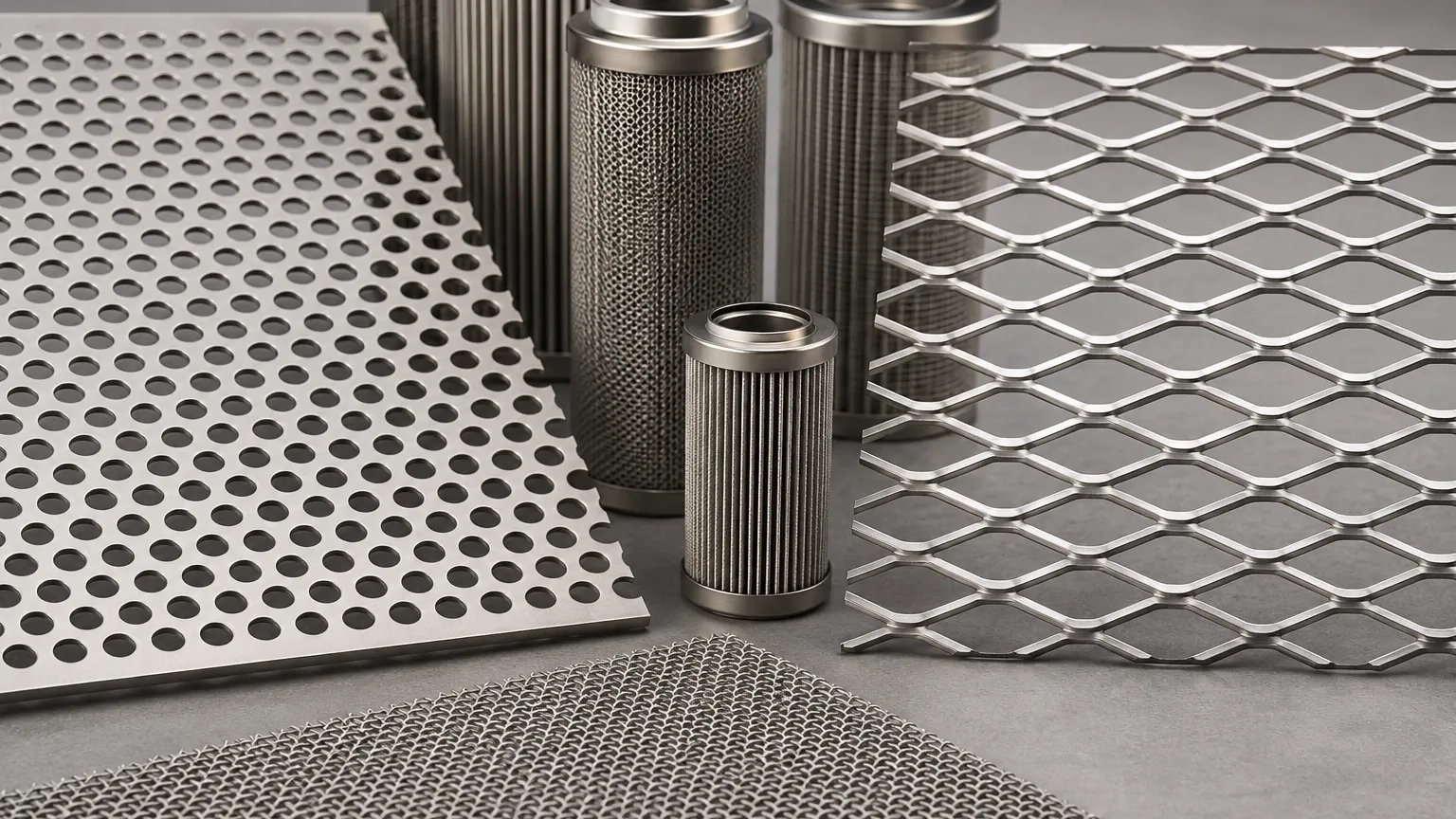 Perforated Metal vs Expanded Metal Perforated Metal vs Expanded Metal visual guide