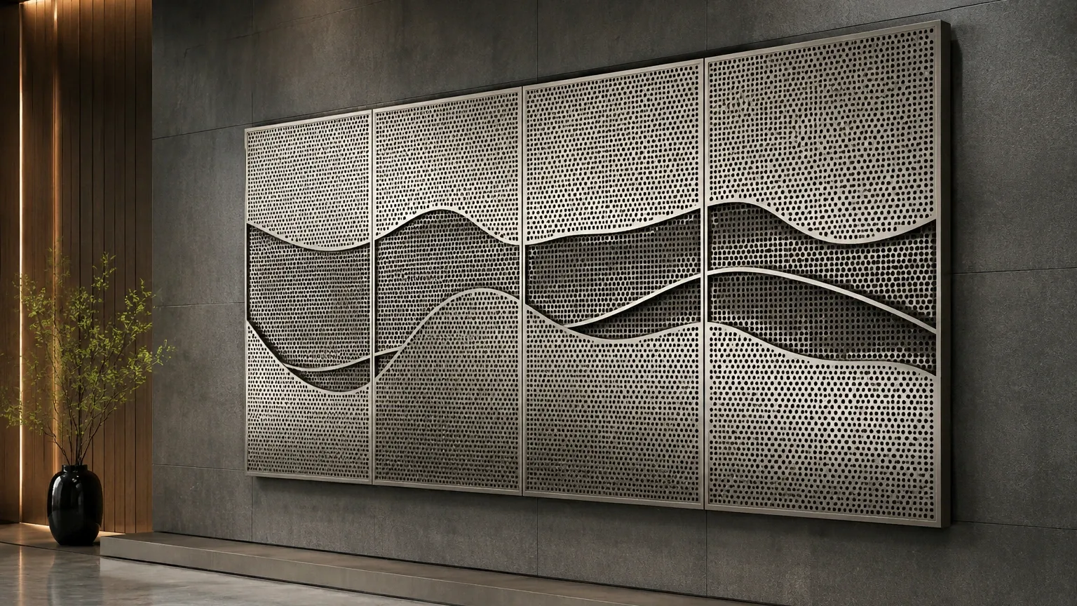 Perforated Metal Wall Art visual guide
