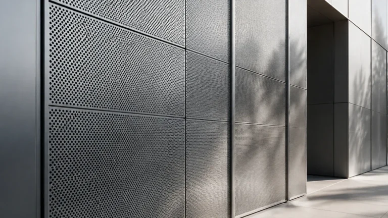 Perforated Metal Wall Revit visual guide