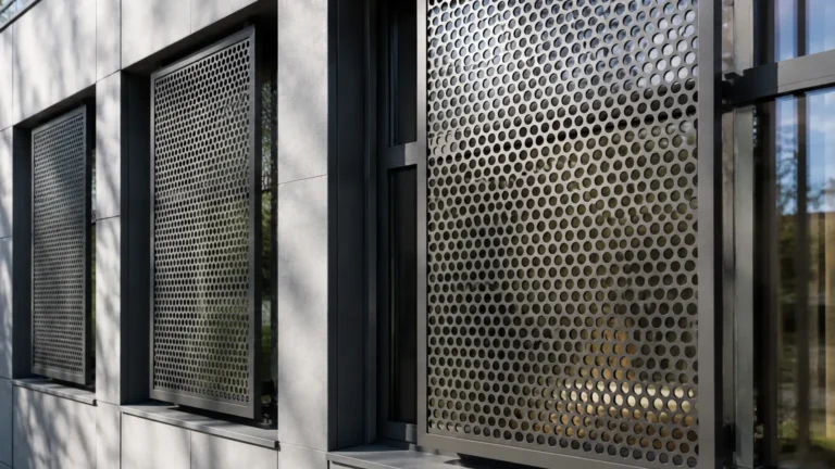 Perforated Metal Window Screens visual guide