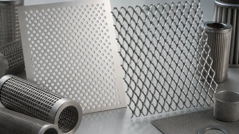 Perforated Sheet vs Expanded Metal visual guide