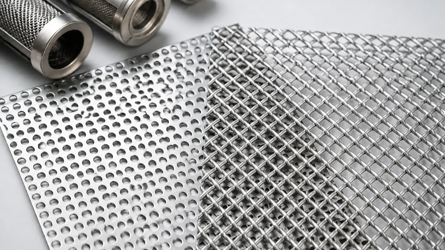 Perforated vs Expanded Metal Perforated vs Expanded Metal visual guide
