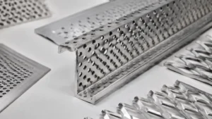Perforated Z Channel visual guide