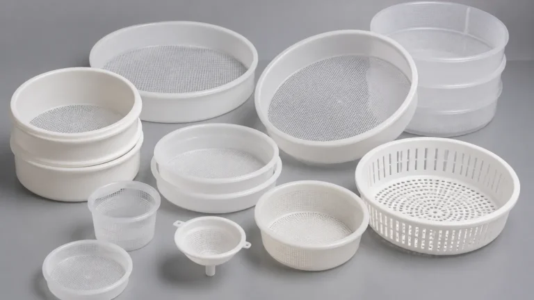 Plastic Sieves and Strainers visual guide