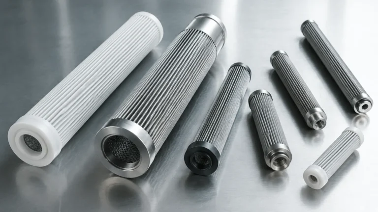 Pleated Filter Water visual guide
