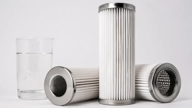 Pleated Sediment Filter visual guide