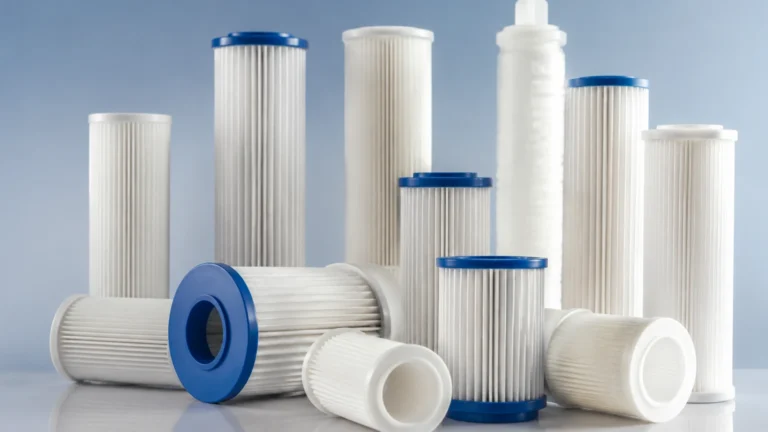 Pleated Water Filter visual guide