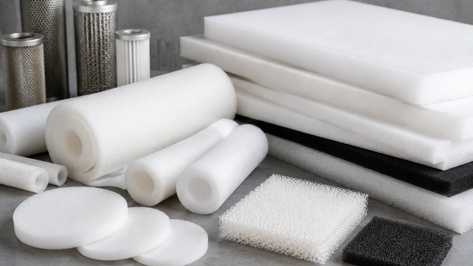 Polyester Foam Polyester Foam visual guide