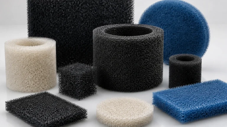 Polyurethane Foam Filter visual guide