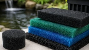 Pond Filter Foam visual guide