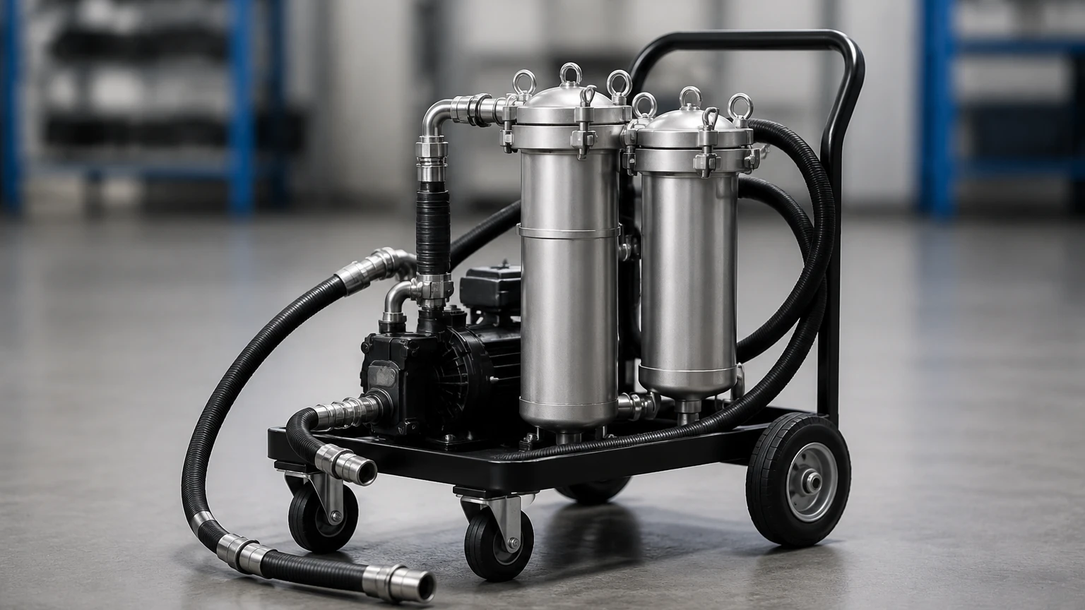 Portable Hydraulic Oil Filtration System Portable Hydraulic Oil Filtration System visual guide