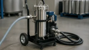 Portable Oil Filter Machine visual guide