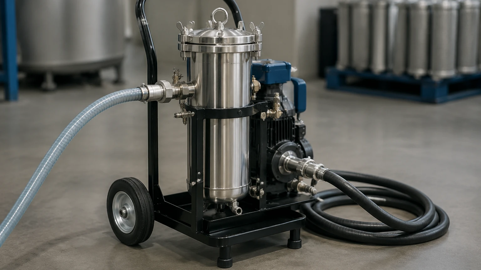 Portable Oil Filter Machine Portable Oil Filter Machine visual guide