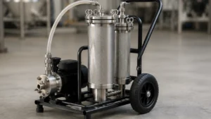 Portable Oil Filtering System visual guide