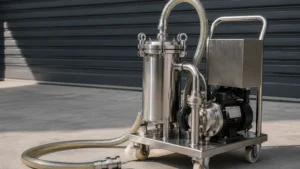 Portable Oil Filtration System visual guide
