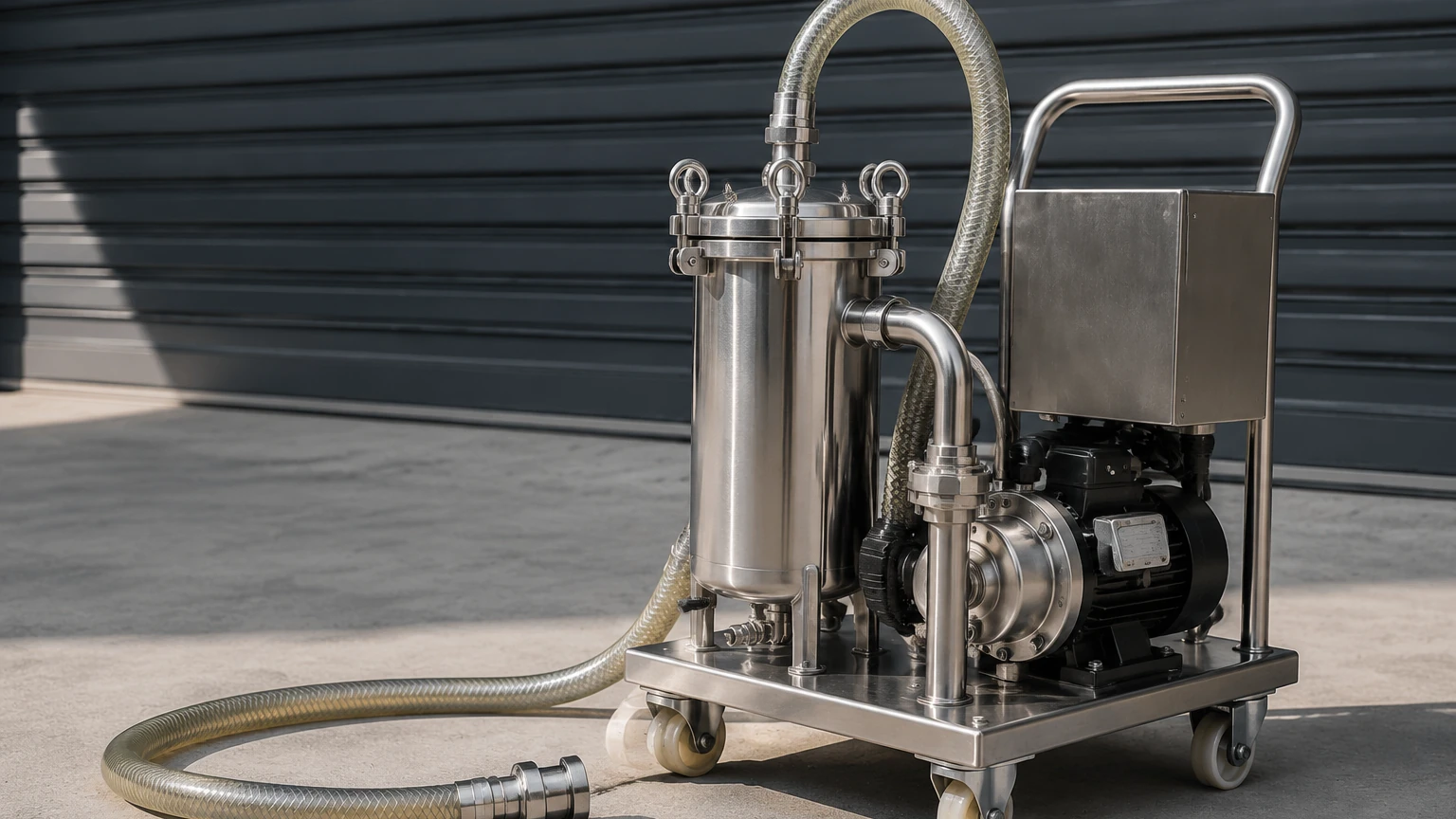 Portable Oil Filtration System visual guide