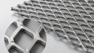 Raised Expanded Metal Mesh visual guide