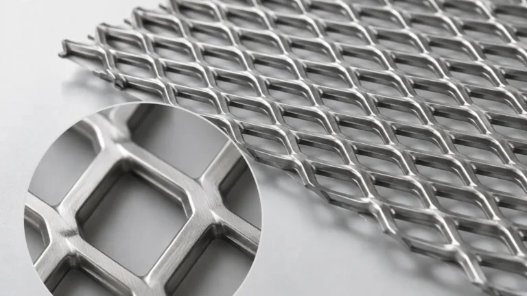 Raised Expanded Metal Mesh visual guide