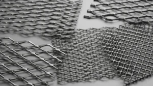 Raised Expanded Metal Size Chart visual guide