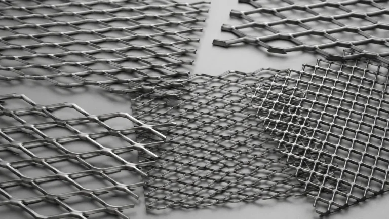 Raised Expanded Metal Size Chart visual guide