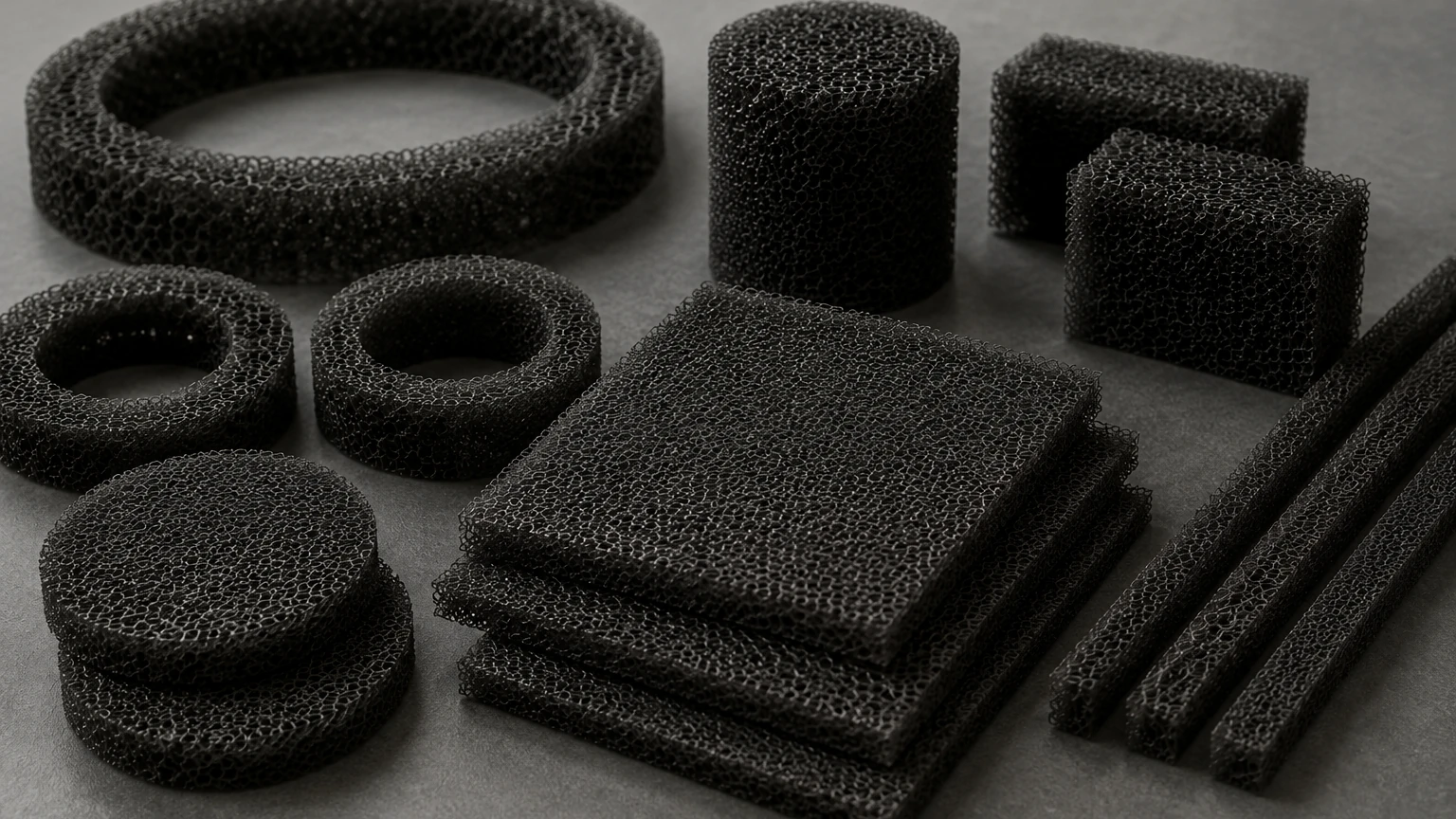 Reticulated Foam visual guide