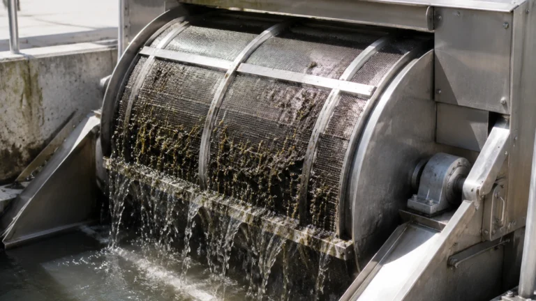 Rotary Drum Screen Wastewater visual guide