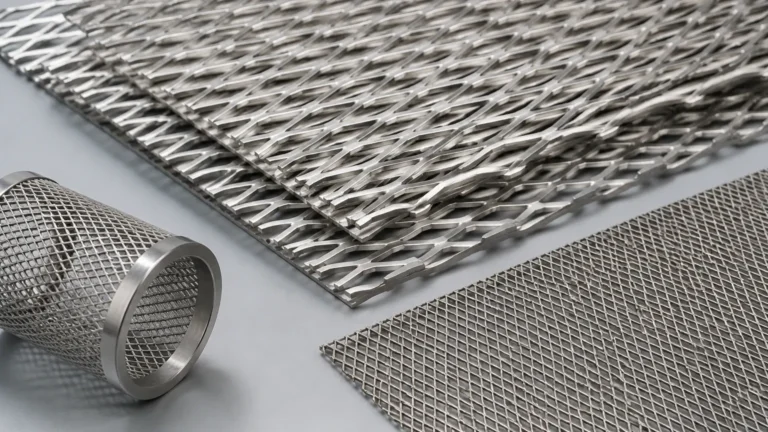 Rothley Stretched Perforated Metal Sheet Steel visual guide