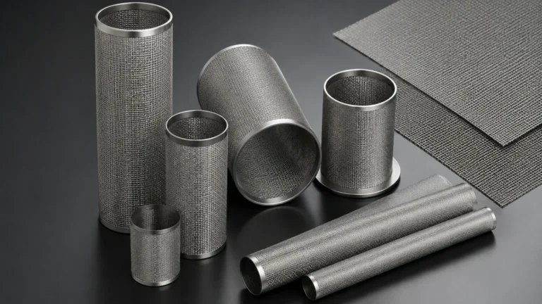 Round Wire Mesh Filter visual guide