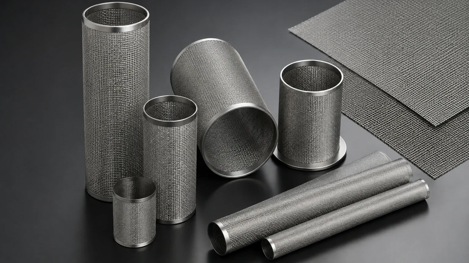 Round Wire Mesh Filter visual guide
