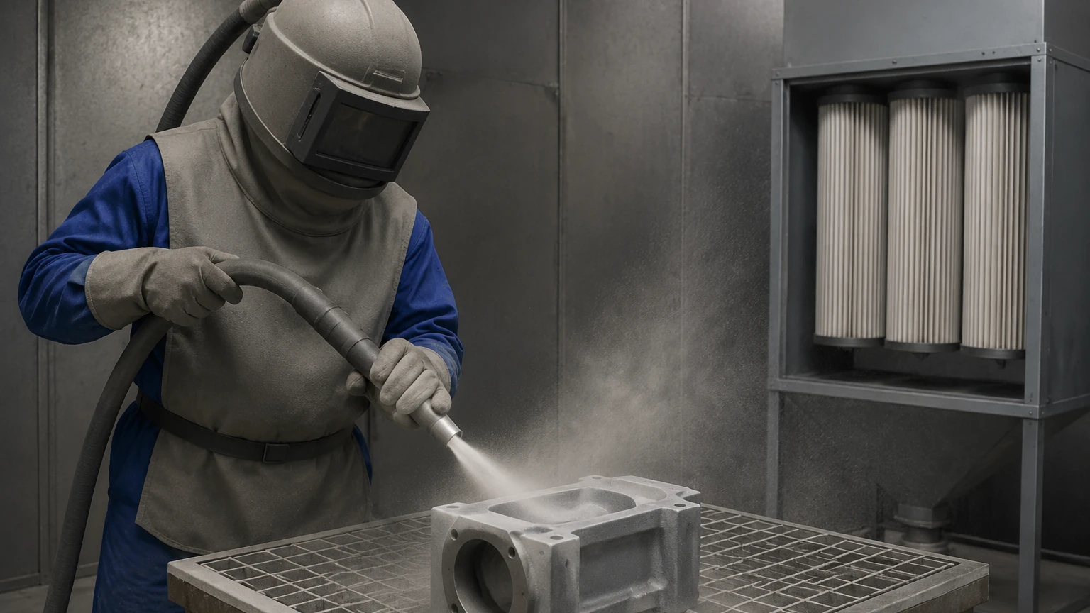 Sandblasting Dust Collection visual guide