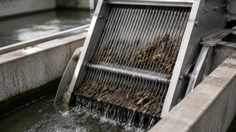 Screening in Sewage Treatment visual guide
