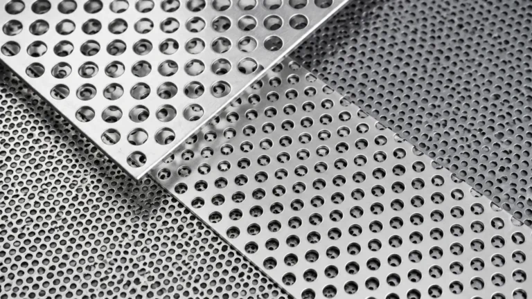 Seamless Perforated Metal Texture visual guide