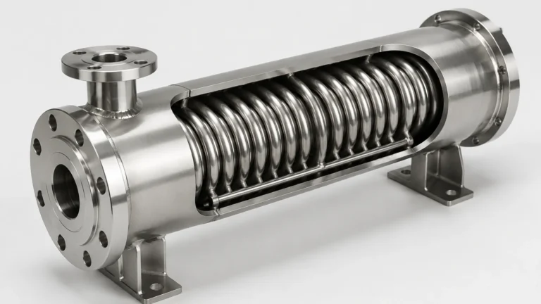 Shell and Coil Heat Exchanger visual guide