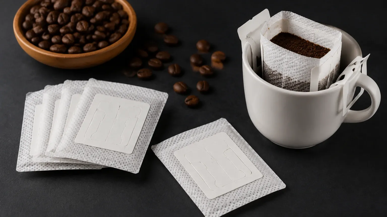 Single Coffee Filter Packs visual guide