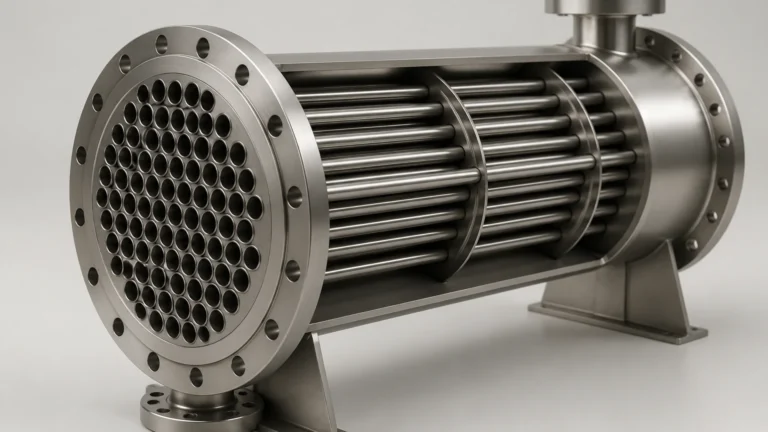 Single Pass Shell and Tube Heat Exchanger visual guide