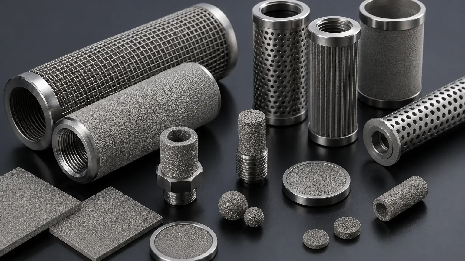 Sintered Metal Filter Elements visual guide