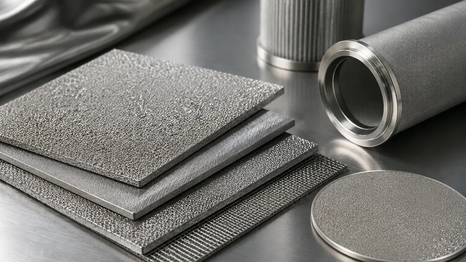 Sintered Metal Filter Sheet visual guide