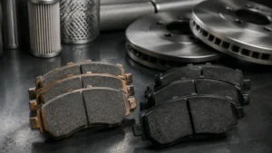 Sintered Metal vs Carbon Brake Pads visual guide