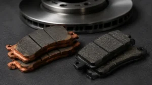 Sintered Metal vs Organic Brake Pads visual guide