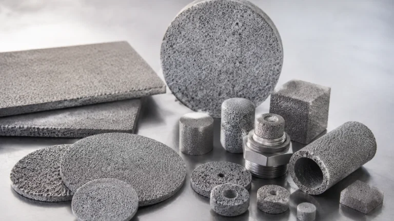 Sintered Porous Plastic visual guide