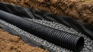 Slotted Corrugated Pipe for Drainage and Dispersion visual guide