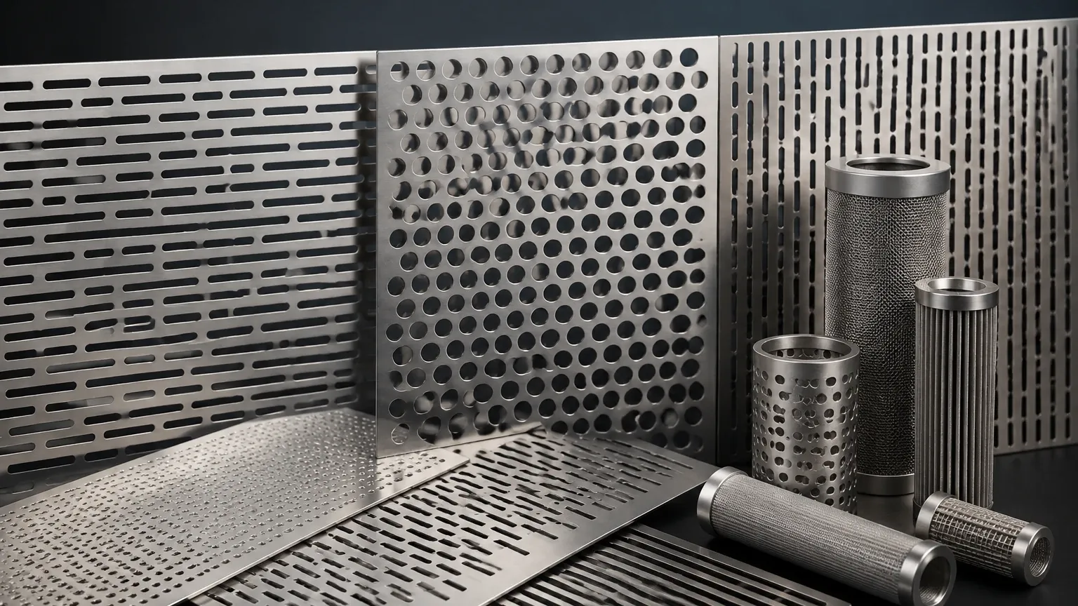 Slotted Perforated Metal Slotted Perforated Metal visual guide