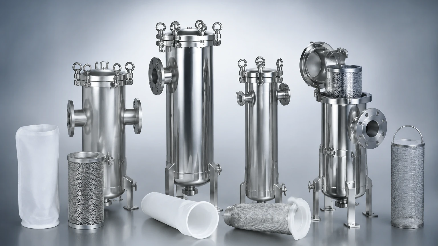 Stainless Steel Bag Filter Housings Stainless Steel Bag Filter Housings visual guide