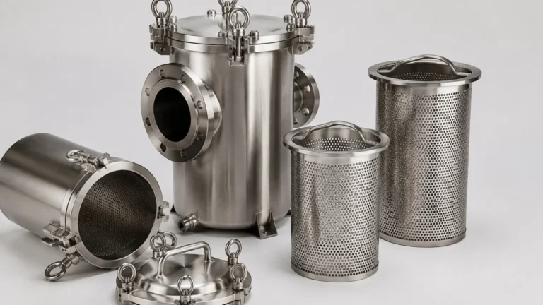 Stainless Steel Basket Filter visual guide