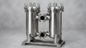 Stainless Steel Duplex Strainer visual guide