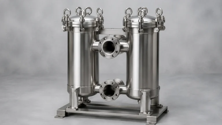 Stainless Steel Duplex Strainer visual guide